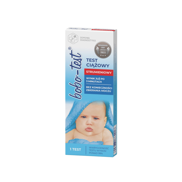 Bobo-test, strumieniowy test ciążowy 10 mIU/ml