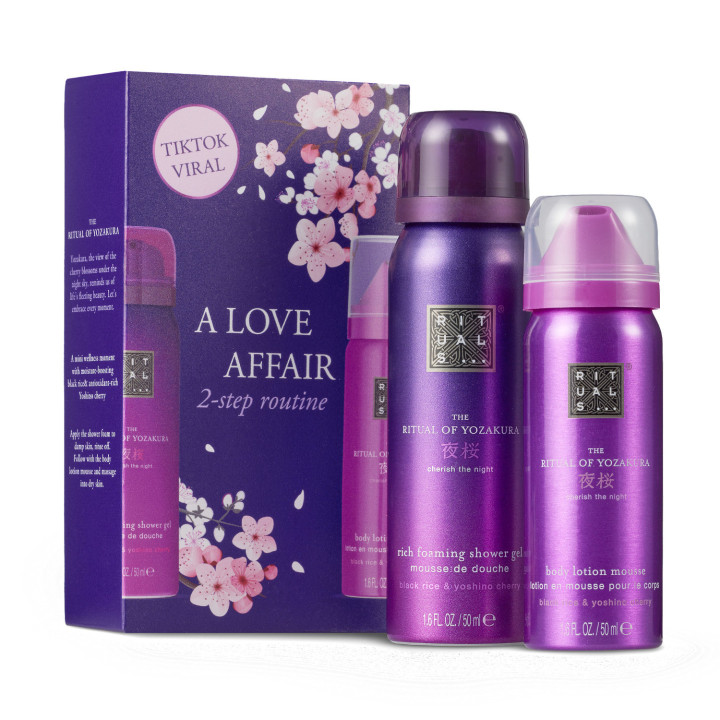 Rituals Ritual of Yozakura – zestaw: pianka pod prysznic 50 ml + balsam 50 ml